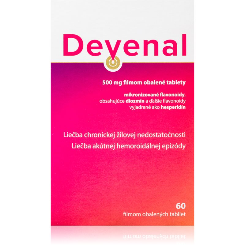 Devenal Devenal 500 mg obalené tablety na liečbu žilných ochorení 60 tbl kúpite na Notino.sk