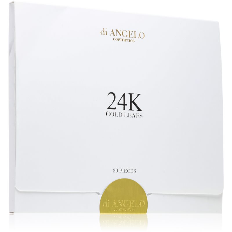 Di Angelo Cosmetics 24K Gold Leafs пластинки золота для інтенсивного відновлення та зміцнення шкіри 30 кс