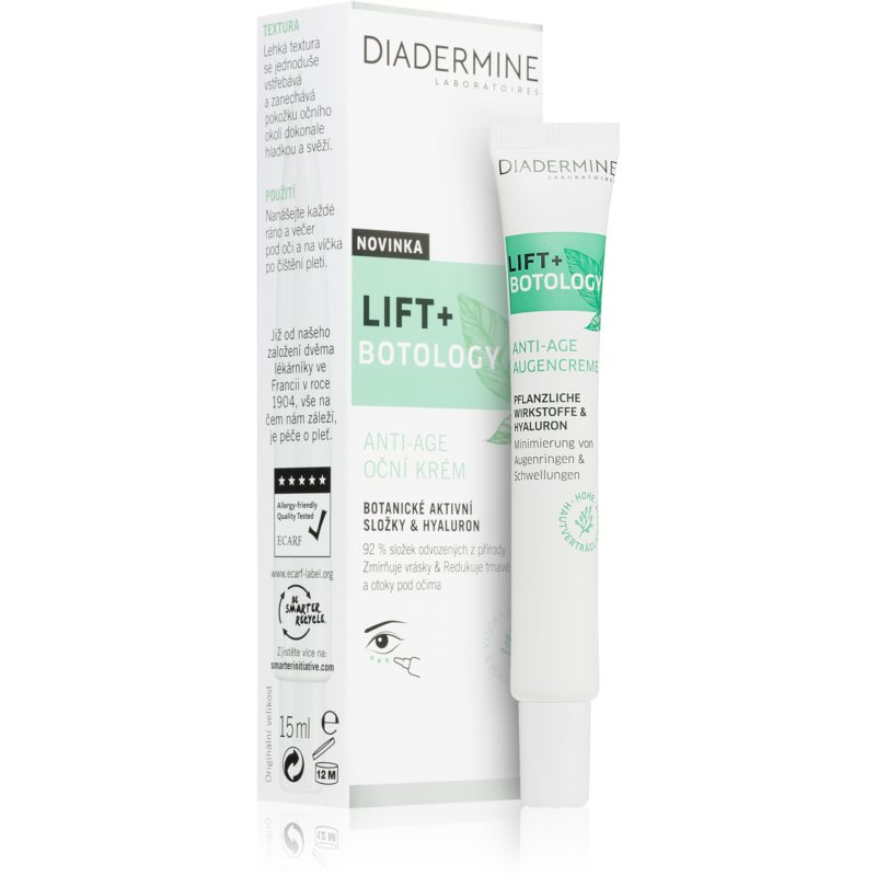 Diadermine Lift+ Botology protivráskový krém na očné okolie 15 ml