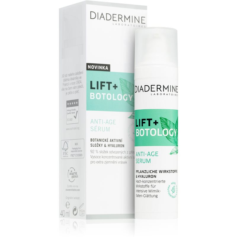 Diadermine Lift+ Botology ľahké pleťové sérum proti vráskam 40 ml