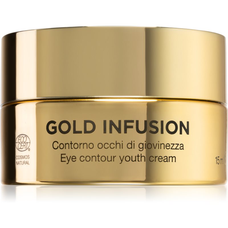 Diego dalla Palma Gold Infusion Youth Cream denný i nočný hydratačný krém s protivráskovým účinkom na oči 15 ml