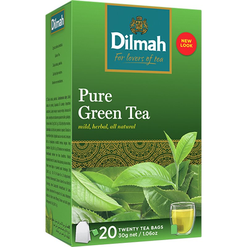 Dilmah Zelený čaj čistý porciovaný čaj 20x1.5 g