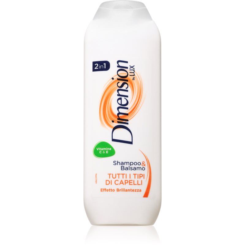 Dimension by Lux 2in1 Shampoo en Conditioner 2in1 voor Alle Haartypen 250 ml