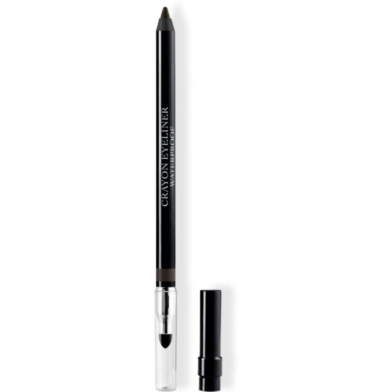 DIOR Diorshow Eyeliner Waterproof ceruzka na oči so strúhatkom odtieň 094 Trinidad Black 1,2 g