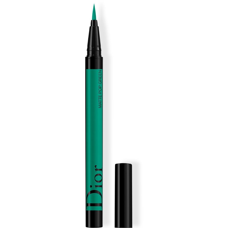 

DIOR Diorshow On Stage Liner рідка підводка для очей водостійка відтінок 461 Matte Pop Green