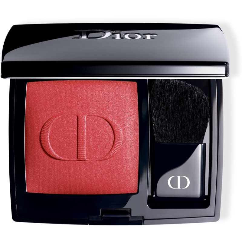 

DIOR Rouge Blush компактні рум'яна з пензликом та дзеркальцем відтінок 999