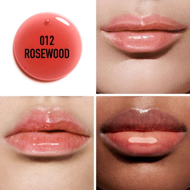 DIOR Dior Addict Lip Glow Oil Nourishing Lip Oil - Intense Gloss - Color-awakening Shade 012 Rosewood 6 Ml