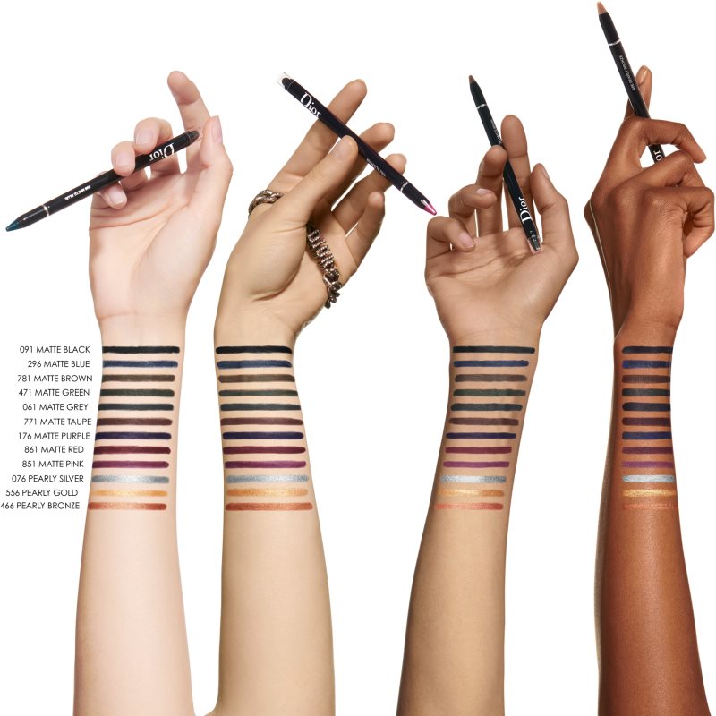 DIOR Diorshow 24H* Stylo waterproof eyeliner pencil shade 471 Matte Green 0,2 g