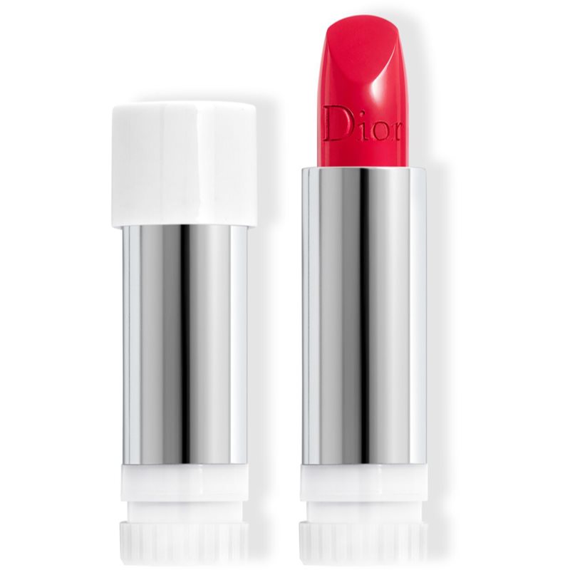 DIOR Rouge Dior The Refill dlhotrvajúci rúž náhradná náplň odtieň 520 Feel Good Satin 3,5 g