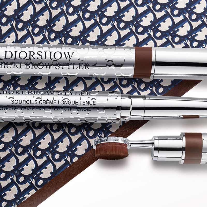 DIOR Diorshow Kabuki Brow Styler олівець для брів  зі щіточкою відтінок 011 Gold Blond 0,29 гр