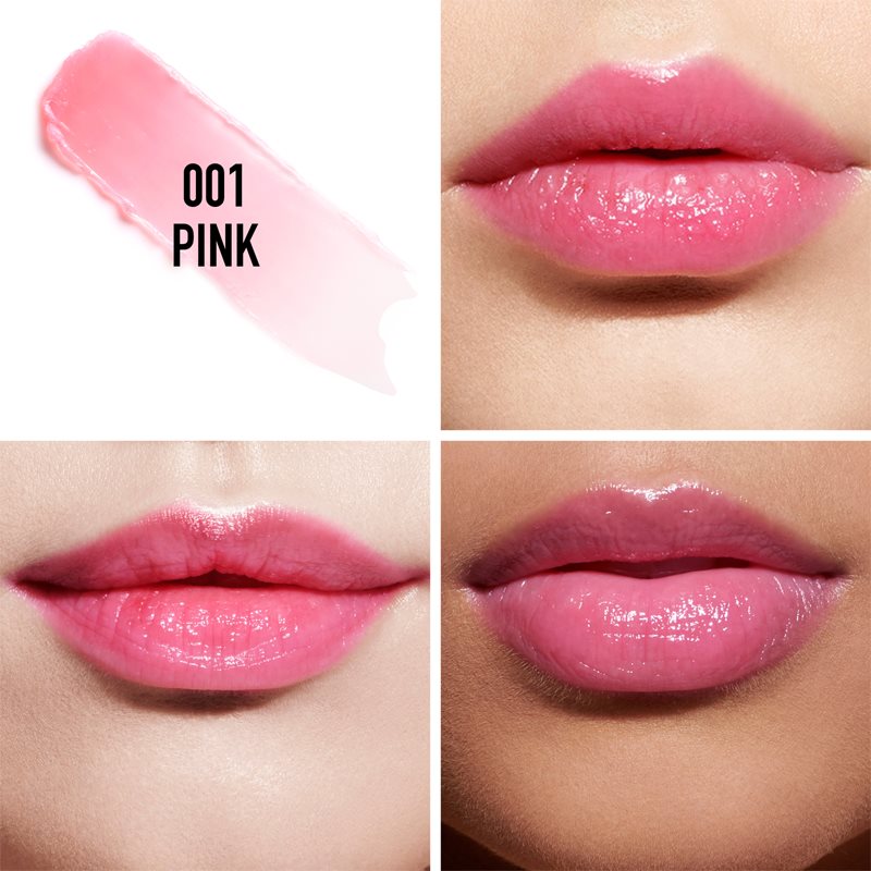 DIOR Dior Addict Lip Glow Natural Glow Custom Color Reviving Lip Balm - 24h* Hydration - 97%** Natural-origin Ingredients Shade 001 Pink 3,2 G
