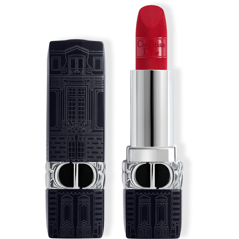 

DIOR Rouge Dior The Atelier of Dreams Limited Edition стійка помада замінний флакон відтінок 862 Winter Poppy Velvet