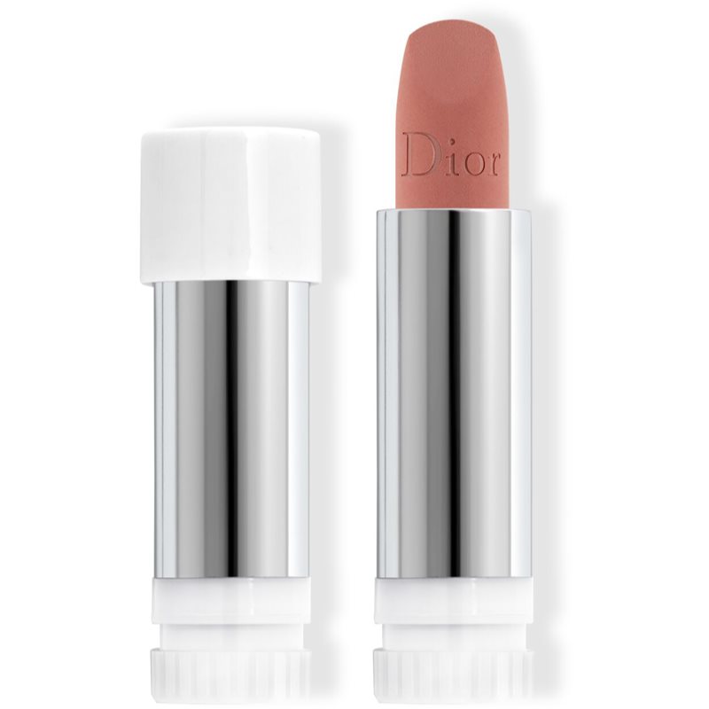 DIOR Rouge Dior The Refill hydratačný balzam na pery náhradná náplň odtieň 100 Nude Look Matte 3,5 g