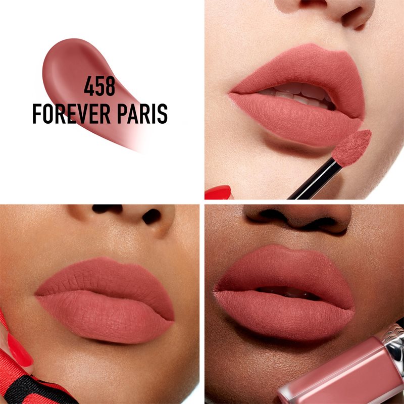 DIOR Rouge Dior Forever Liquid Liquid Matt Lipstick Shade 458 Forever Paris 6 Ml