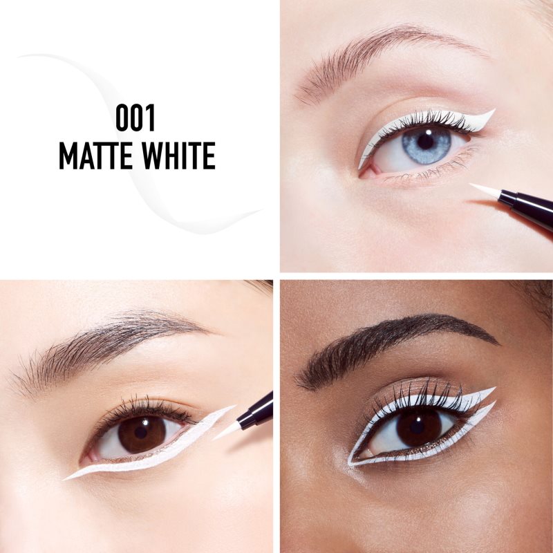 DIOR Diorshow On Stage Liner Liquid Eyeliner Pen Waterproof Shade 001 Matte White 0,55 Ml