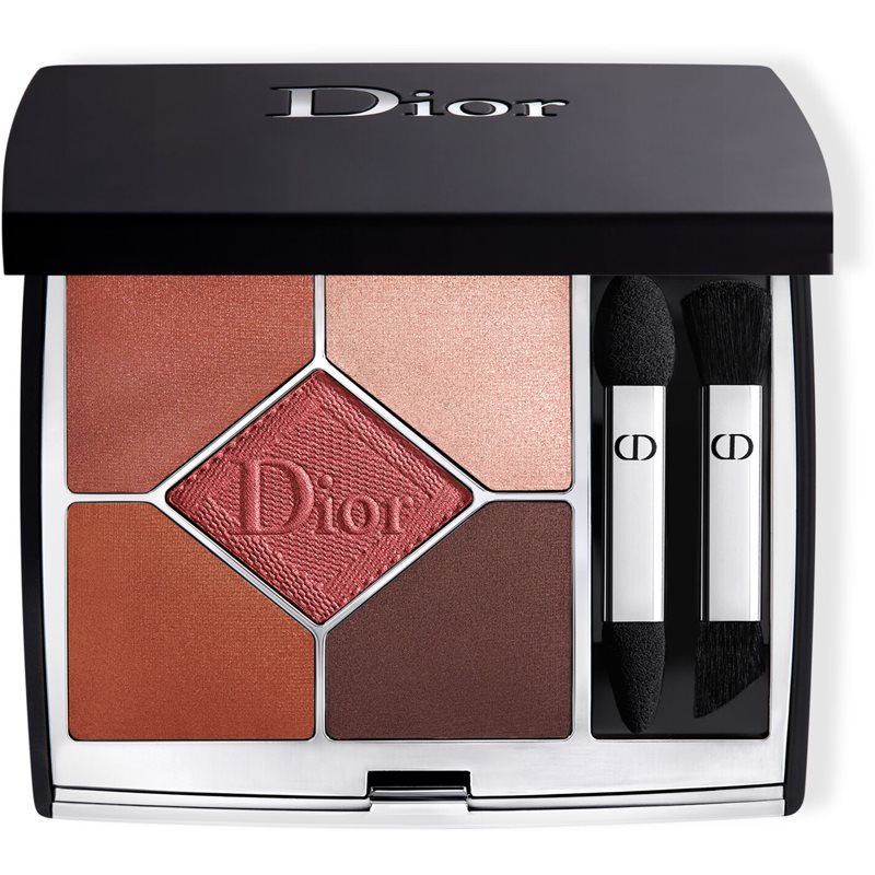 DIOR Diorshow 5 Couleurs Couture Velvet Limited Edition палетка тіней для очей відтінок 869 Red Tartan 7 гр