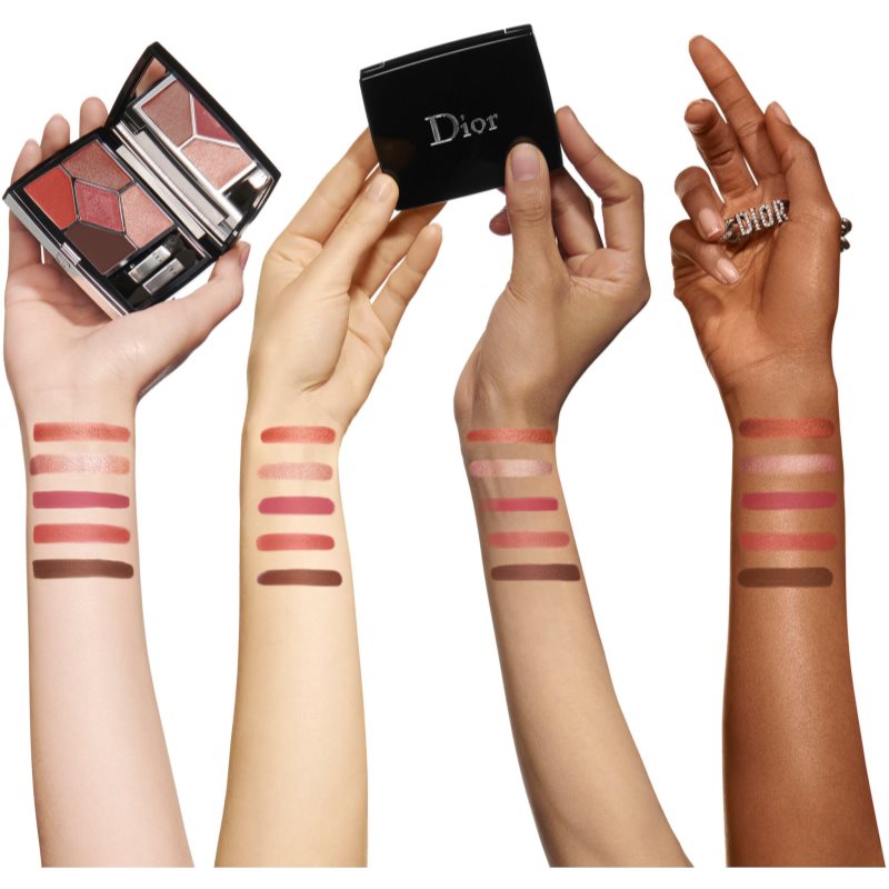 DIOR Diorshow 5 Couleurs Couture Velvet Limited Edition Eyeshadow Palette Shade 869 Red Tartan 7 G