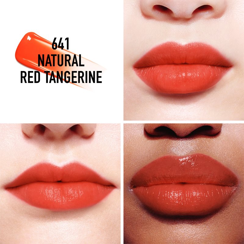DIOR Dior Addict Lip Tint рідка помада відтінок 641 Natural Red Tangerine 5 мл