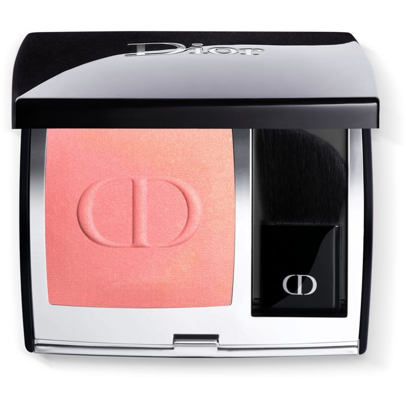 Dior rouge blush arcpirosító kompakt ecsettel és tükörrel árnyalat 219 rose montaigne (shimmer) 6,7 g