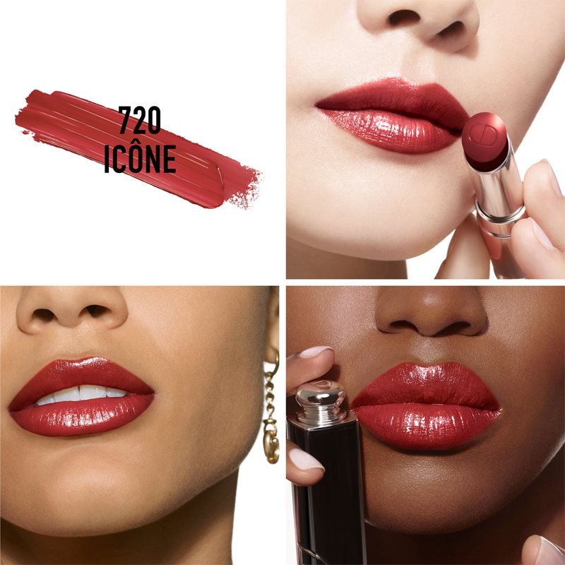DIOR Dior Addict błyszcząca szminka flakon napełnialny odcień 720 Icône 3,2 g