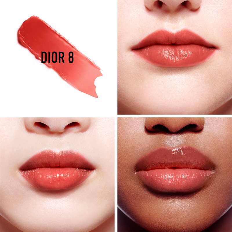 DIOR Dior Addict Lip Glow Natural Glow Custom Color Reviving Lip Balm - 24h* Hydration - 97%** Natural-origin Ingredients Shade 008 Dior 8 3,2 G