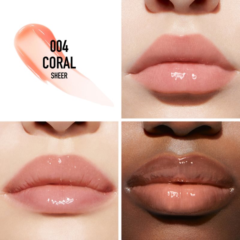 DIOR Dior Addict Lip Maximizer Plumping Lip Gloss Shade 004 Coral 6 Ml