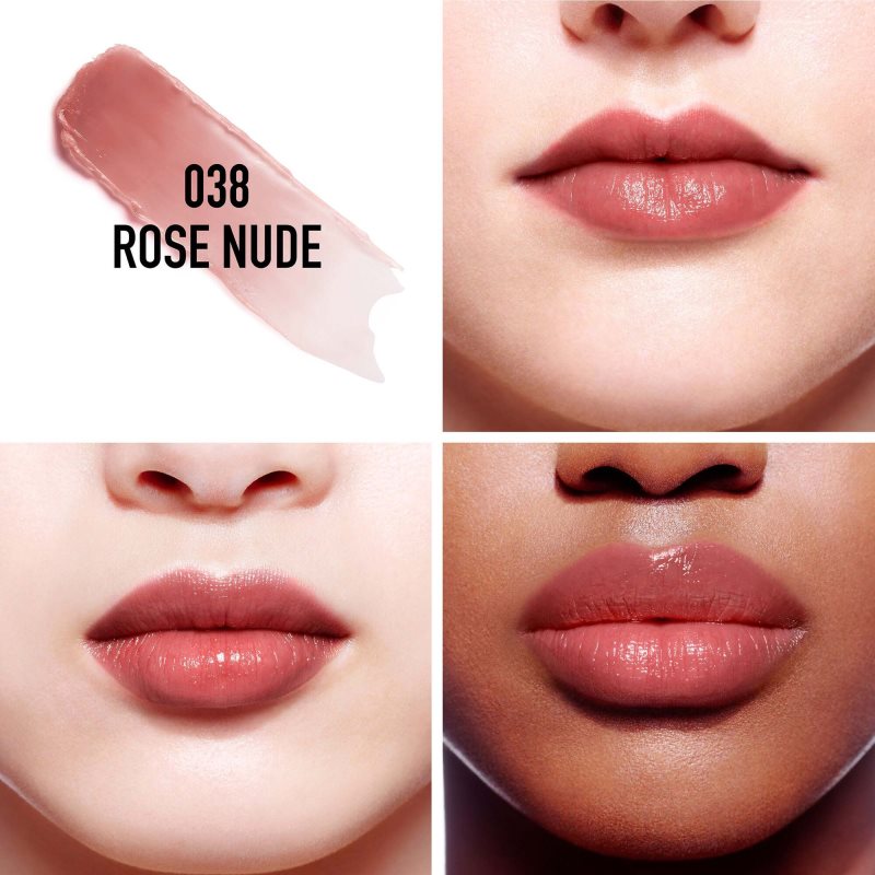 DIOR Dior Addict Lip Glow Baume à Lèvres Révélateur De Couleur Naturelle - Hydratation 24 H Teinte 038 Rose Nude 3,2 G