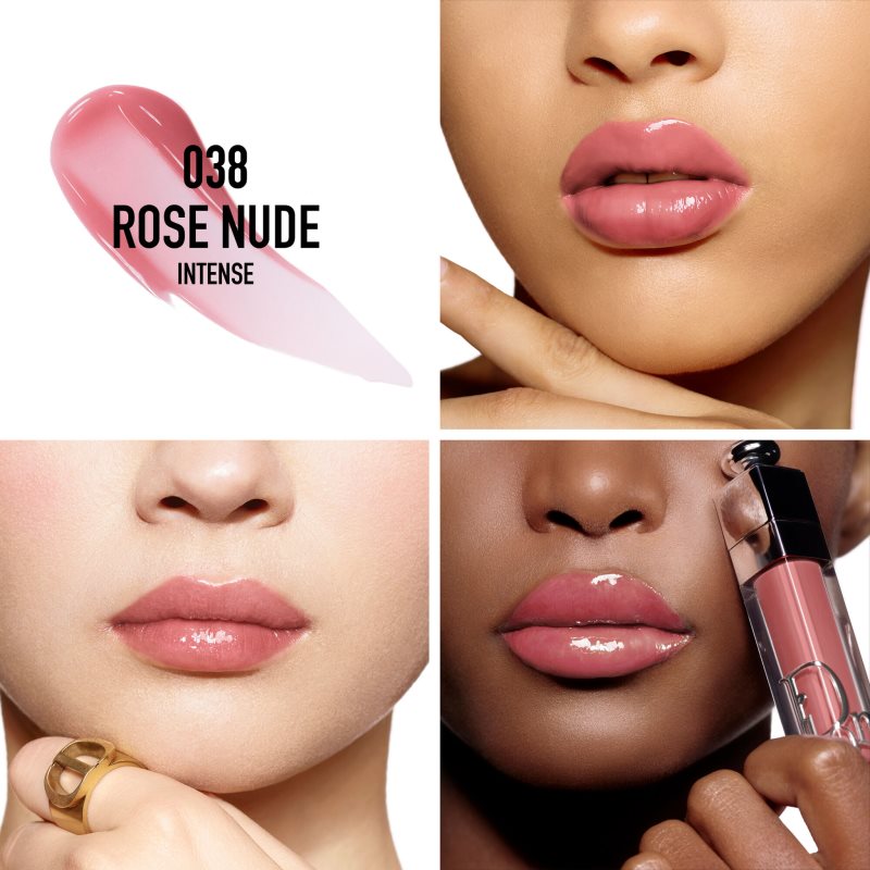 DIOR Dior Addict Lip Maximizer блиск для губ для збільшення об'єму відтінок 038 Rose Nude 6 мл