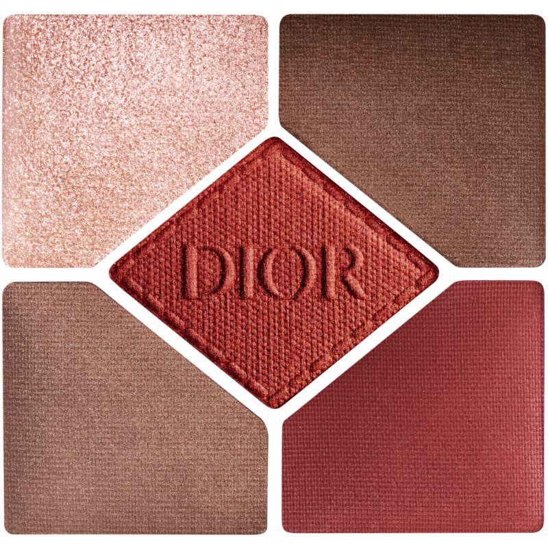 DIOR Diorshow 5 Couleurs Couture палетка тіней для очей відтінок 673 Red Tartan 7 гр