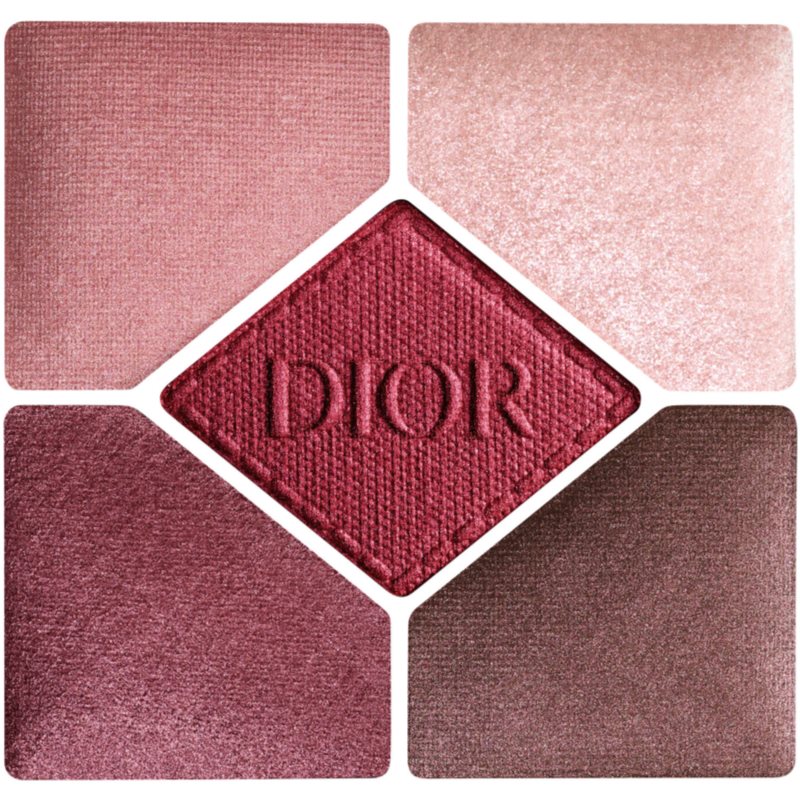 DIOR Diorshow 5 Couleurs Couture палетка тіней для очей відтінок 879 Rouge Trafalgar 7 гр