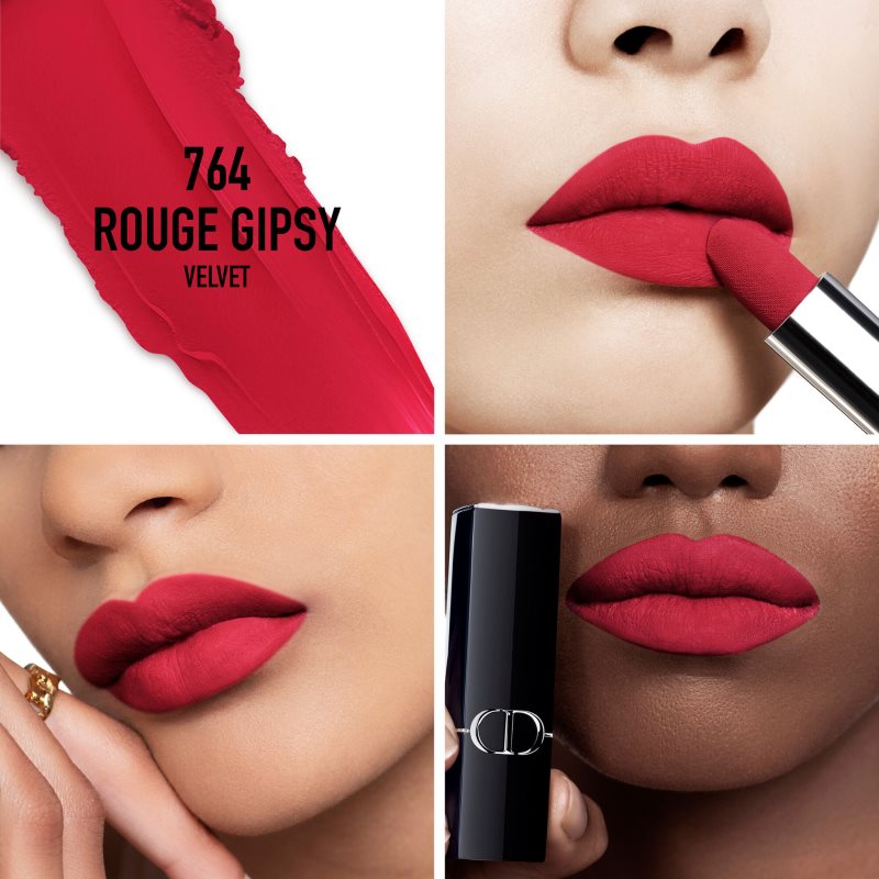 DIOR Rouge Dior Long-lasting Lipstick Refillable Shade 764 Rouge Gipsy Velvet 3,5 G