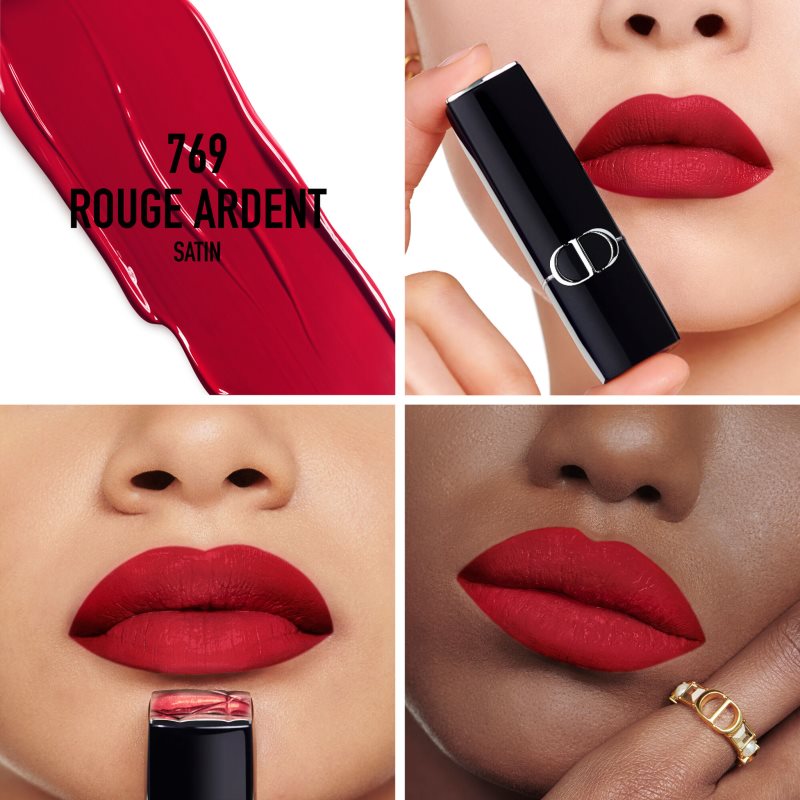 DIOR Rouge Dior Confort Et Longue Tenue - Soin Floral Hydratant Teinte 769 Rouge Ardent Satin 3,5 G