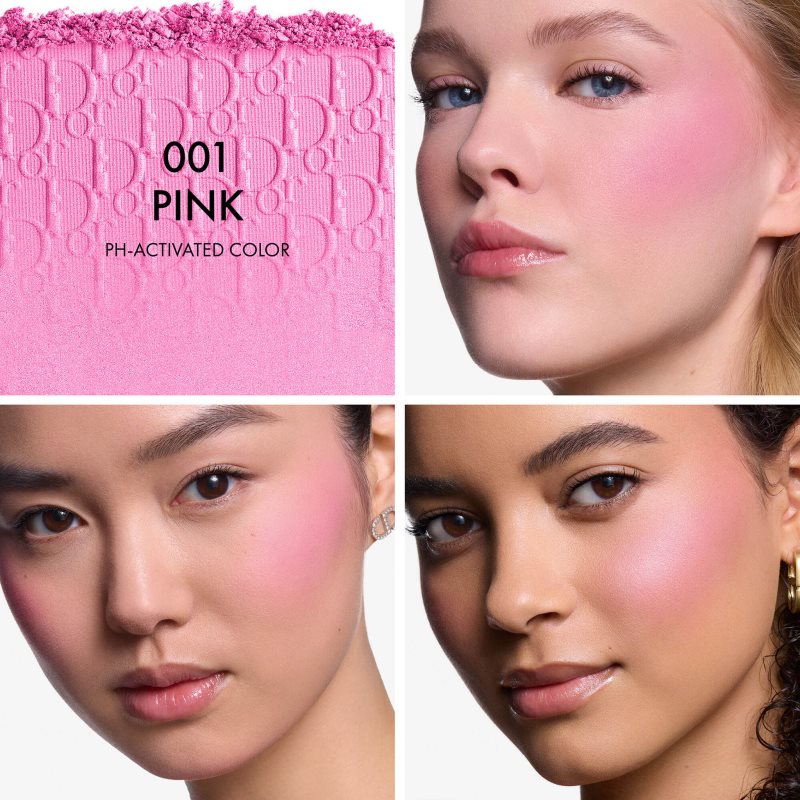 DIOR Backstage Rosy Glow rozjasňující tvářenka odstín 001 Pink 4.5 g (obrázek 4)