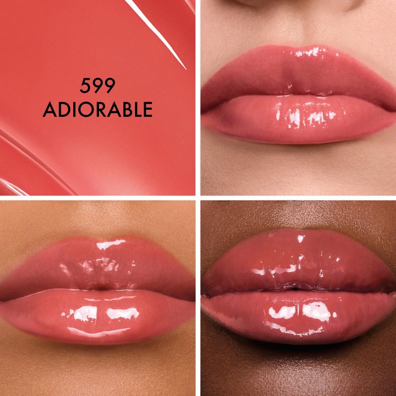 DIOR Dior Addict Glass Lipstick hydratačný rúž pre žiarivý lesk odtieň 599 Adiorable 2.7 g (obrázok 3)