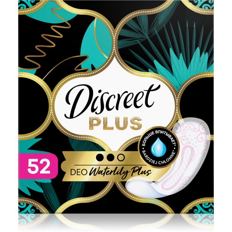 Discreet Waterlily Plus dnevni vložki 52 kos