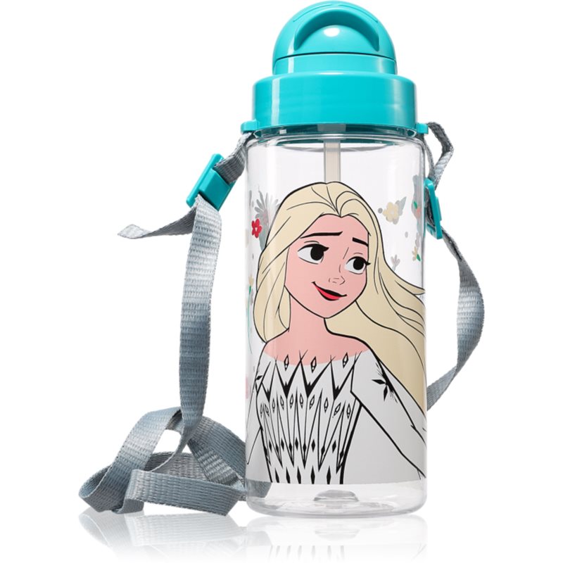 Disney Frozen Tritan Bottle With Strap Vattenflaska för barn 500 ml unisex