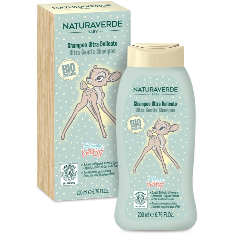 E-shop Disney Naturaverde Baby Ultra Gentle Shampoo jemný šampon pro děti od narození 200 ml