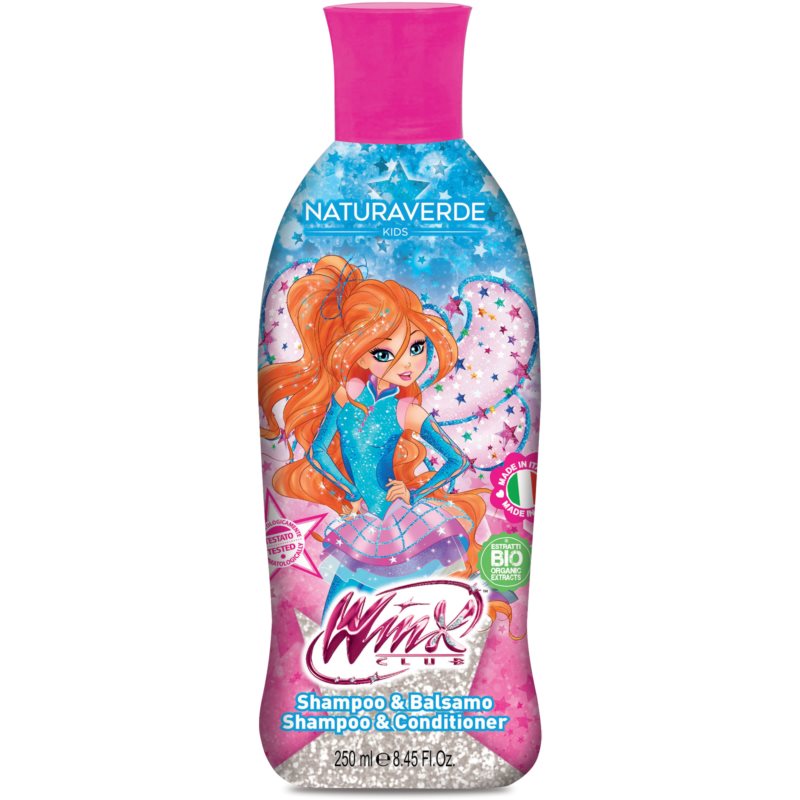 Winx Magic of Flower Shampoo and Conditioner šampūnas ir kondicionierius „du viename“ vaikams 250 ml