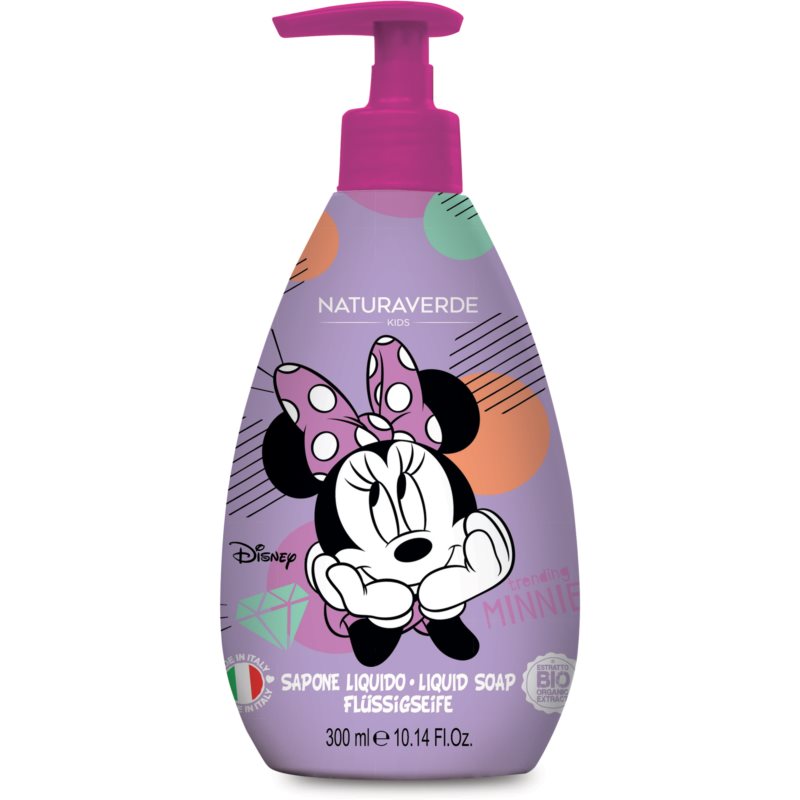Disney Minnie Mouse Liquid Soap Liquid Hand Soap For Children Sweet Strawberry 300 Ml