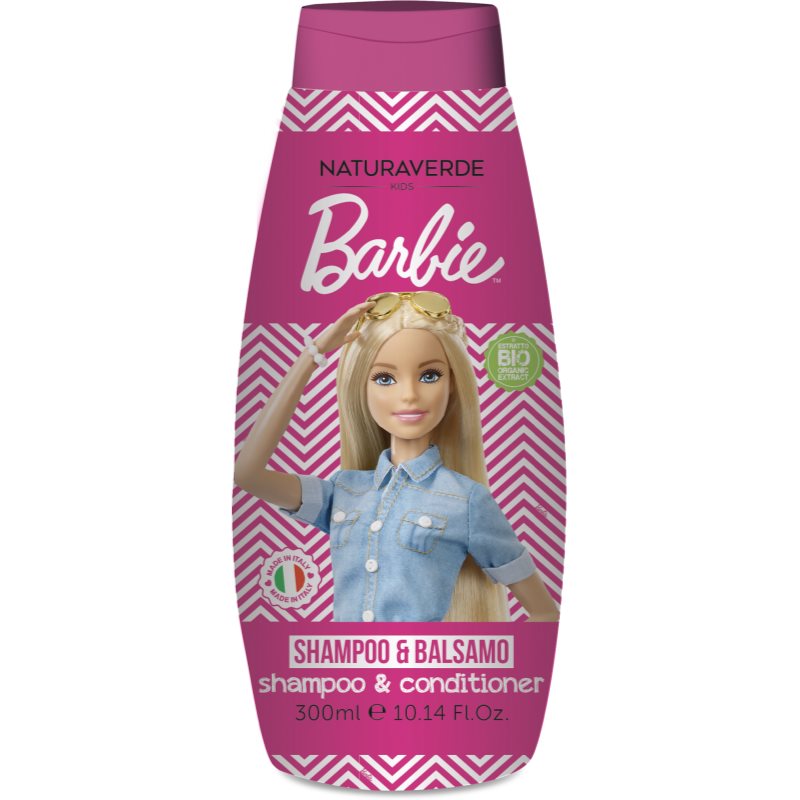 Barbie Shampoo and Conditioner sampon és kondicionáló 2 in1 gyermekeknek 300 ml