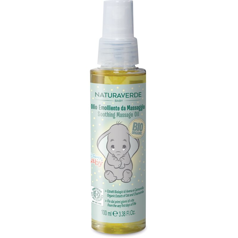 Disney Naturaverde Baby Soothing Massage Oil masszázsolaj gyermekeknek születéstől kezdődően 100 ml