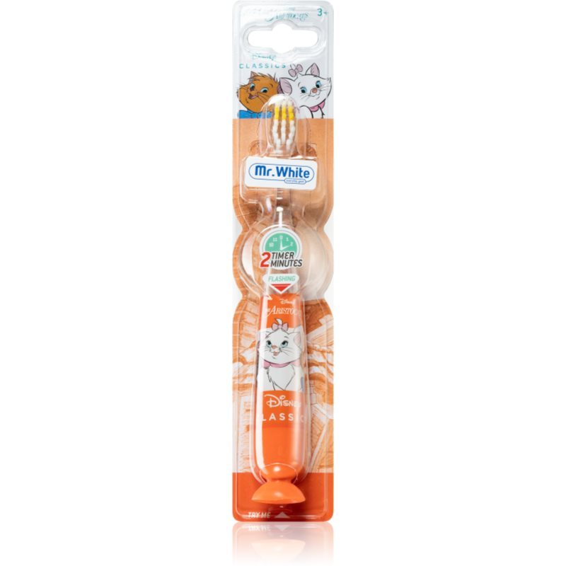Disney The AristoCats Flashing Toothbrush bateriový dětský zubní kartáček soft 3y+