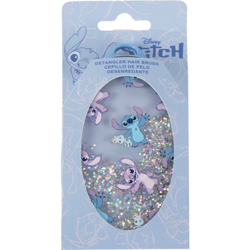 Disney Stitch Detangler Hair Brush Juuksehari sädelusega 1 tk