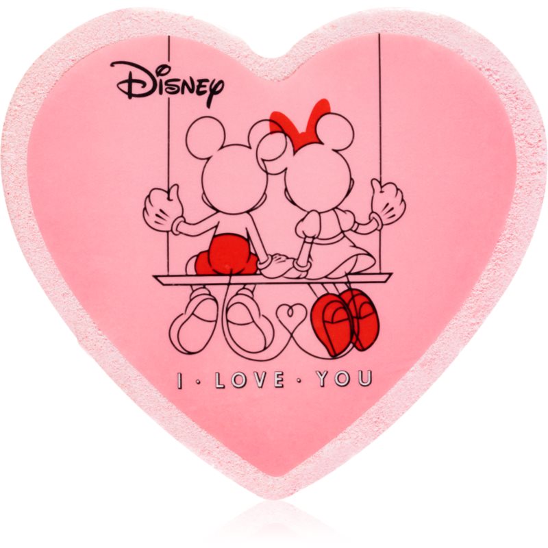 Disney Mickey&Minnie šumivá koule do koupele pro děti Swing set pink 150 g