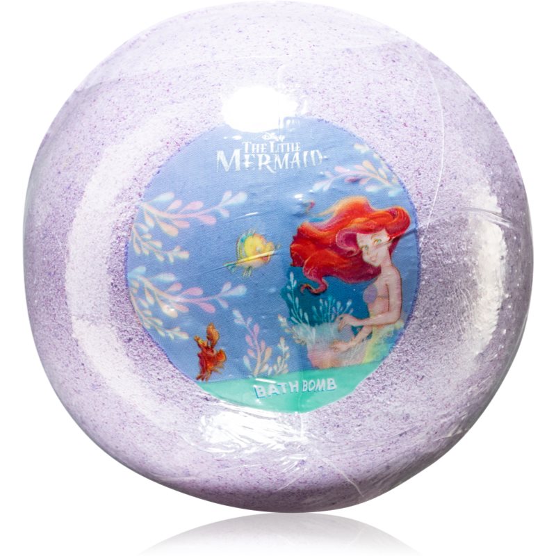 Disney The Little Mermaid Bath Bomb Purple Bath Bomb For Children Purple 100 G