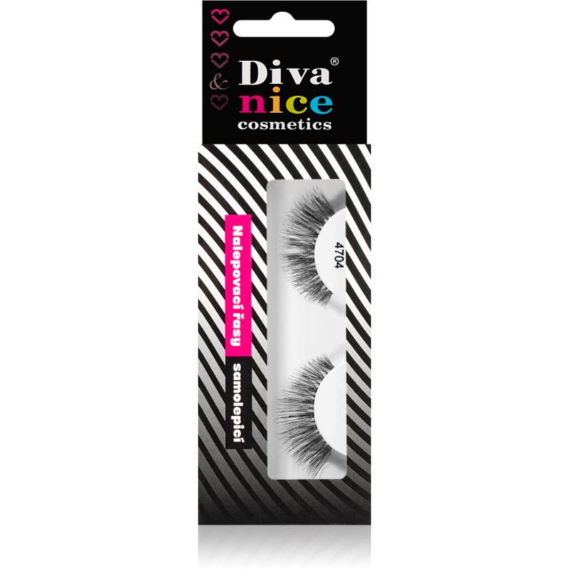 Diva & Nice Cosmetics Accessories штучні вії тип 4704 1 кс