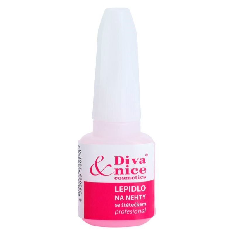 Diva & Nice Cosmetics Accessories клей для нігтів зі щіточкою