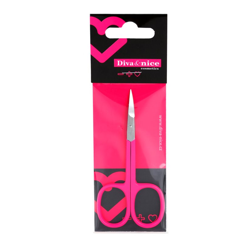 Diva & Nice Cosmetics Accessories манікюрні ножиці Pink