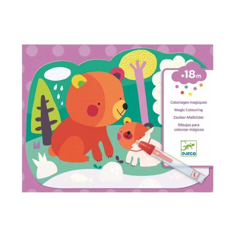 DJECO Magic Colouring vodní omalovánky 18m+ 1 ks