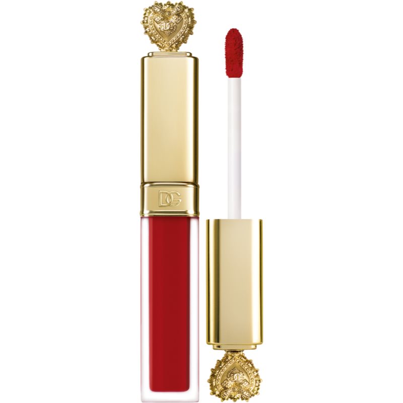 Dolce&Gabbana Flawless Everkiss Liquid Lip lehká tekutá matná rtěnka odstín DEVOTION 405 5 ml